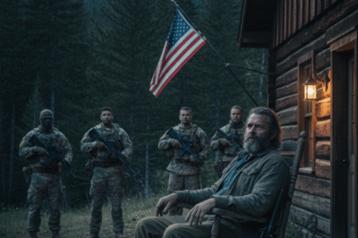 “A HOMELESS VET? THIS IS ICEMAN?” Garrett Mitchell laughed out loud, boots planted in the frost, rifle gleaming in the sun.