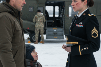 HE GAVE UP HIS FIRST-CLASS SEAT FOR A BURNED WOMAN — THE NEXT DAY, MARINE ONE LANDED AT HIS CABIN.