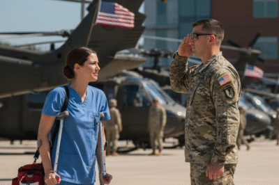 “STAY BACK,” THEY TOLD THE LIMPING NURSE — THEN FOUR MARINE HELICOPTERS LANDED ASKING FOR ANGEL SIX.