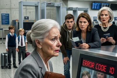 “WE GAVE YOUR TICKET TO MY MAMA.”  She said it like she was announcing a gate change.