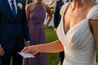 “THIS PASSBOOK IS JUNK.” My father said it into a microphone—then dropped my grandfather’s gift into an ice bucket.  At my own wedding.
