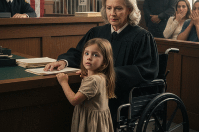 “FREE MY DAD… AND I’LL MAKE YOU WALK AGAIN.” THE COURTROOM LAUGHED — UNTIL SHE TOUCHED THE JUDGE’S HAND.
