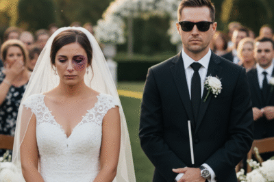 “POOR BLIND GROOM… AT LEAST HE CAN’T SEE HER.” That’s what they whispered in the pews while I stood at the altar. They called me a monster in lace. And I almost believed them.