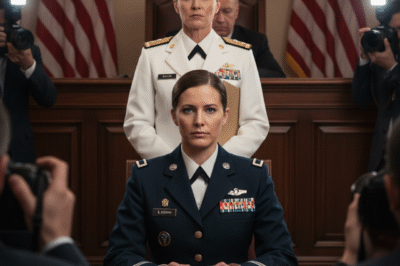 THEY HANDCUFFED A FEMALE SEAL SNIPER IN OPEN COURT. Then the doors opened — and the temperature in the room dropped ten degrees.