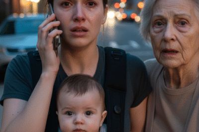 AN OLD WOMAN GRABBED MY WRIST ON THE STAIRS AND WHISPERED, “DON’T GO INSIDE. CALL YOUR FATHER. SOMEONE IS WAITING BEHIND THAT DOOR.”