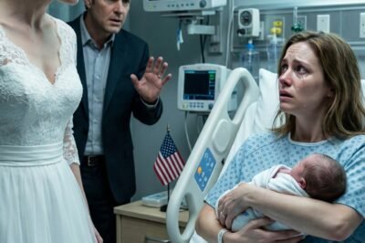 My ex invited me to his wedding six months after our divorce. I told him I was in a hospital bed, holding my newborn. He hung up. Thirty minutes later—he burst through the door, shaking.