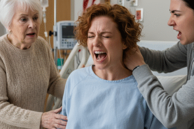 FOUR HOURS AFTER GIVING BIRTH, MY MOTHER HELD MY NEWBORN OVER A FOURTH-FLOOR WINDOW AND SAID, “GIVE US THE CARD — OR I DROP HER.”