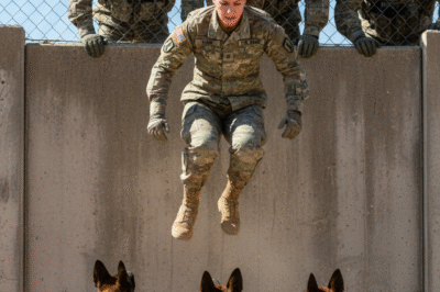 “DIE NOW, B*TCH.” They laughed when they shoved her toward six starving Malinois. They thought it was hazing. They thought it was funny.