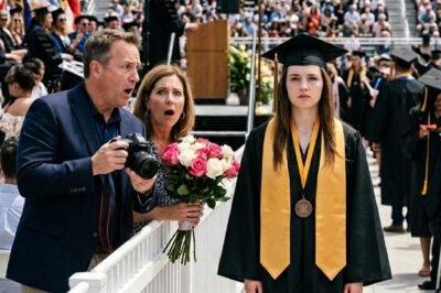 THEY CAME WITH FLOWERS FOR MY TWIN — THEN THE DEAN STARTED DESCRIBING A VALEDICTORIAN THEY DIDN’T RECOGNIZE.