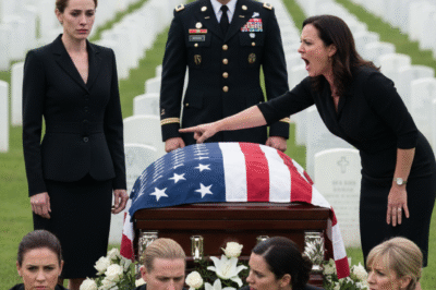 MY SISTER BLOCKED ME FROM MY GRANDPA’S FUNERAL. “SHE RAN FROM HER DUTY. SHE’S A DISGRACE.” I DIDN’T FIGHT BACK. WHEN THE GENERAL WALKED IN—SHE WENT WHITE.