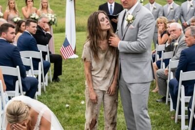 HE SAID “I DON’T” AT HIS OWN WEDDING—AND STARED AT A BAREFOOT WOMAN LIKE SHE WAS THE ONLY THING LEFT STANDING.