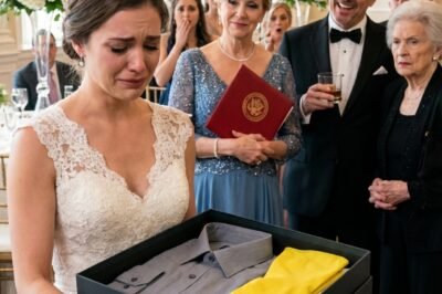 THEY HANDED MY DAUGHTER A MAID UNIFORM AT HER WEDDING—SO I HANDED HER A RED FOLDER AND THE ROOM WENT DEAD SILENT.