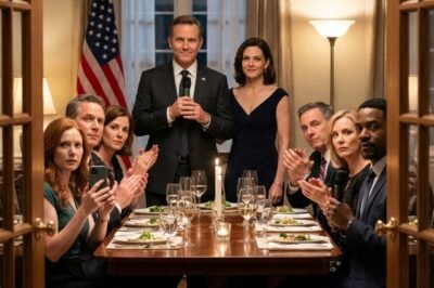 MY PARENTS SENT ME TO EAT IN THE KITCHEN AT MY SISTER’S ENGAGEMENT— TEN MINUTES LATER, THE MANAGER TOOK THE MIC.