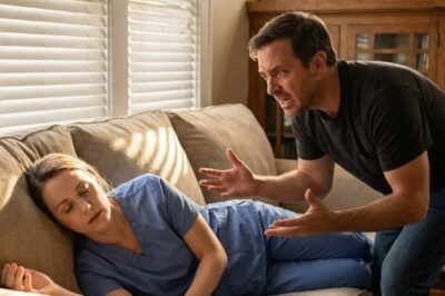 I CAME HOME FROM A NIGHT SHIFT AND MY HUSBAND DRAGGED ME OUT OF BED— SCREAMING THAT I WAS USELESS AND ORDERING ME TO GET OUT. I LOOKED AT HIM AND SAID, “FINE. I’LL HANDLE IT MY WAY.”