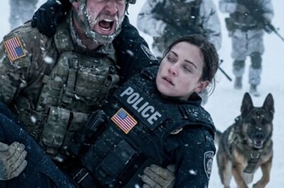 THREE MEN CORNERED AN INJURED COP ON A WOODEN BRIDGE— and the only thing between her and the snowstorm was a retired SEAL, a scarred K-9, and a phone already recording.