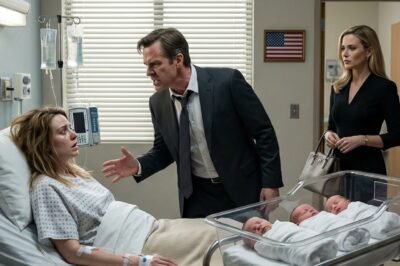 I HAD JUST DELIVERED OUR TRIPLETS WHEN MY HUSBAND WALKED INTO THE HOSPITAL WITH HIS MISTRESS—A BIRKIN ON HER ARM—AND TOLD ME TO SIGN THE DIVORCE. TWO DAYS LATER, HE TRIED TO THROW ME AND THREE NEWBORNS OUT OF “OUR” HOUSE. HE THOUGHT I WAS BROKEN. HE WAS ABOUT TO LEARN HOW WRONG HE WAS.