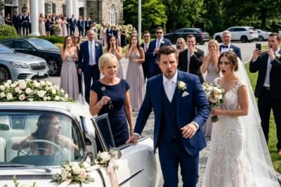 AT MY WEDDING, MY MOM SMILED AND SAID, “WE’RE GIVING THE CAR HIS PARENTS BOUGHT YOU TO YOUR SISTER.” MY SISTER LAUGHED. “RELAX. IT’S JUST A CAR.” MY GROOM LOOKED AT THEM AND SAID—