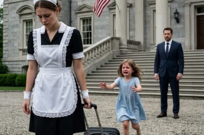 THE MILLIONAIRE FIRED THE NANNY WITHOUT A WORD. SHE PICKED UP HER SUITCASE. THEN HIS DAUGHTER WHISPERED SOMETHING THAT MADE HIM GO PALE.