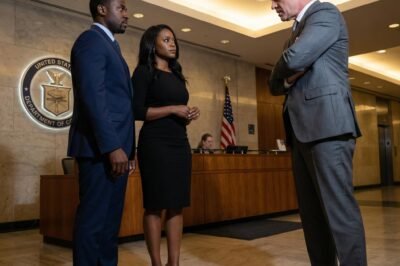 “Officers, arrest these kids. Now.” The bank manager’s voice echoed across the marble lobby as three eight-year-olds stood frozen under fluorescent lights, police circling them like they were dangerous.