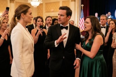 MY HUSBAND BROUGHT HIS PREGNANT MISTRESS TO A CHARITY GALA TO REPLACE ME—THEN RAN OVER TO HUMILIATE ME IN PUBLIC. HE DIDN’T REALIZE THE MAN BESIDE ME WAS FEDERAL.