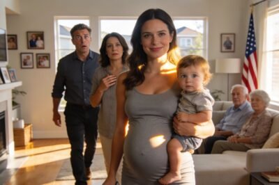 I WAS SEVEN MONTHS PREGNANT WHEN MY HUSBAND WALKED IN WITH HIS MISTRESS—AND THREW DIVORCE PAPERS IN MY FACE.