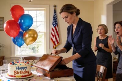“YOU’RE JUST AN ACCOUNTANT.” She said it into a crystal wine glass. Everyone laughed. I opened my bag.  Two minutes later, agents walked in.  And the birthday girl went pale.