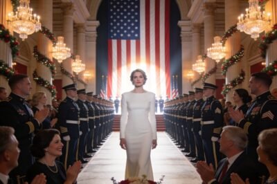 **“AND HIS OTHER SISTER… SHE’S HERE TOO.”** That’s when the officers stood. Saluted. And the DJ nearly tripped over his own speakers trying to disappear.