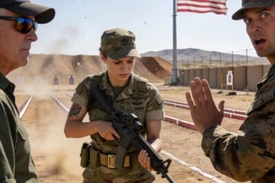“LOWLY SOLDIER.”  My father said it loud enough for half the range to hear.  Then he added, almost laughing, “Go on. Take a shot. Just for fun.”
