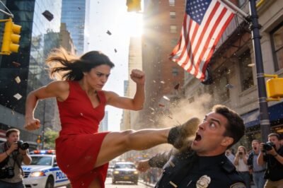 THE SERGEANT THOUGHT SHE WAS JUST A WOMAN IN A RED DRESS. HE HAD NO IDEA HE WAS SHOUTING AT A POLICE CAPTAIN.