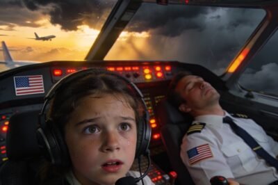 THE CABIN WENT SILENT AT 30,000 FEET. THEN AN 11-YEAR-OLD GIRL WALKED INTO THE COCKPIT.