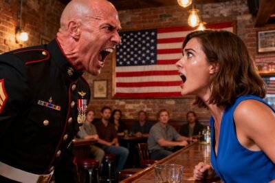 “YOU MIGHT WANT TO STEP BACK, MARINE.”  He said it like a warning.