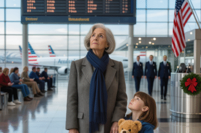 MY SON HAD JUST BOARDED HIS FLIGHT— WHEN MY 7-YEAR-OLD GRANDDAUGHTER GRABBED MY HAND AND WHISPERED: “GRANDMA… WE NEED TO GO. NOW.”