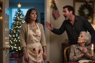 CHRISTMAS WAS SUPPOSED TO BE WARM—UNTIL MY HUSBAND LEANED IN AND HISSED, “DON’T YOU GET IT? MOM DOESN’T WANT TO EAT WITH YOU.”