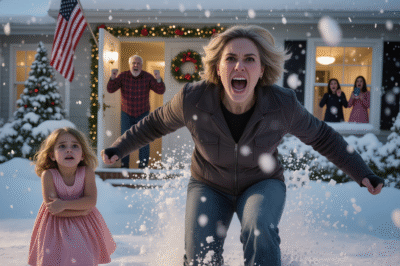 HE KICKED MY 8-YEAR-OLD IN THE FACE. In front of Christmas lights. In front of guests holding wine. In front of people who clapped. By sunrise, nobody was clapping anymore.