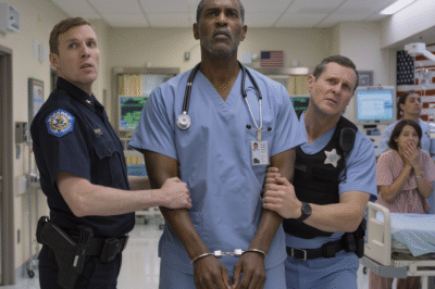 THEY CUFFED A CARDIAC SURGEON IN THE MIDDLE OF A CODE BLUE. FOUR MINUTES LATER, THE PATIENT’S NAME FLIPPED THE ENTIRE HOSPITAL UPSIDE DOWN.