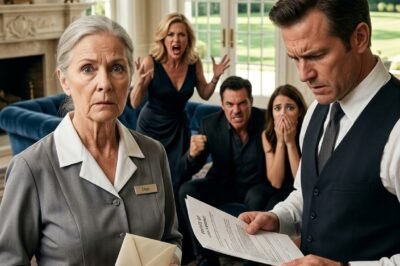 FOR 20 YEARS, SHE SCRUBBED THEIR MARBLE FLOORS. ONE CLAUSE IN A WILL MADE THE ENTIRE FAMILY STOP BREATHING. 😱📄  In the Herrera mansion, no one ever used her full name.