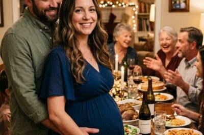 MY HUSBAND BROUGHT HIS PREGNANT MISTRESS TO OUR FAMILY DINNER. He stood in my dining room, one hand resting proudly on her shoulder, and said calmly: “We’ve been together almost a year. We’re expecting a child.”