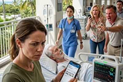 I CAME HOME AFTER THREE YEARS AWAY — AND FOUND MY FATHER ON LIFE SUPPORT. MY MOM AND SIBLINGS? PARTYING IN BALI. I FROZE THE FAMILY BANK ACCOUNT. ONE HOUR LATER… MY PHONE EXPLODED.