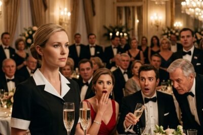MY HUSBAND MADE ME SERVE DRINKS AT HIS PROMOTION PARTY… WHILE SHOWING OFF HIS MISTRESS. He told everyone I was “temporary staff.” He told me not to mention I was his wife.