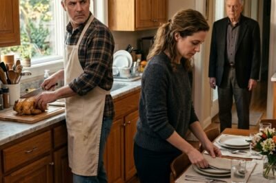 MY WIFE REMOVED MY DAD FROM THE THANKSGIVING GUEST LIST… BECAUSE “HER PARENTS WON’T SIT ACROSS FROM A GREASE-STAINED MECHANIC.” She said it calmly.