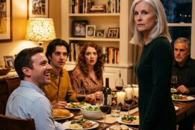 “IS THAT USELESS OLD WOMAN GOING TO EAT EVERYTHING AGAIN?”  My son-in-law said it across the dinner table.