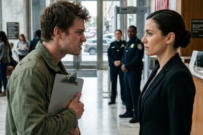 HE WALKED IN WEARING WORN-OUT SHOES. BY NOON, THE ENTIRE BUILDING WAS WHISPERING HIS NAME.  9:15 a.m.