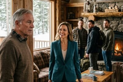 “WE’RE MOVING IN.” MY DAUGHTER-IN-LAW ROLLED HER SUITCASES INTO MY NEW ASPEN CABIN LIKE THE DECISION HAD ALREADY BEEN MADE. SHE FROZE THE MOMENT SHE SAW WHO WAS WAITING INSIDE. I bought that cabin for quiet.