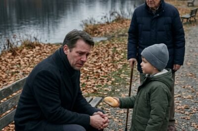 MY SICK FIVE-YEAR-OLD WALKED UP TO THE MOST FEARED MAN IN CENTRAL PARK… AND ASKED HIM ONE QUESTION THAT MADE HIM BREAK DOWN IN TEARS. “Does your heart hurt like mine?”