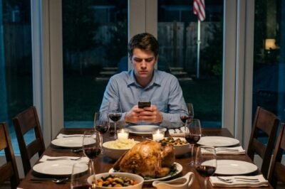 I TURNED 34. ALL I ASKED WAS FOR THEM TO SHOW UP BY 6:45. BY 7:12, I REALIZED WHAT I’D ALWAYS BEEN TO THEM.  Dinner starts at 6:00.