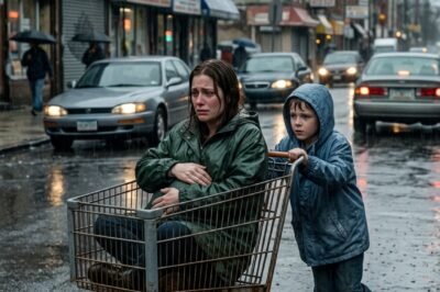 CARS SPLASHED PAST A PREGNANT WOMAN IN A FLOODED STREET. THE ONLY PERSON WHO STOPPED… WAS A HOMELESS 12-YEAR-OLD BOY.  Cleveland was drowning that night.