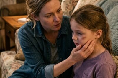 “UNCLE BRAD HIT ME… JUST BECAUSE I GOT AN A.” My daughter said it so quietly I almost didn’t hear it. She stood in the doorway with her backpack slipping off one shoulder, her voice barely more than a whisper. “He said I was showing off… because Jordan didn’t get one.”