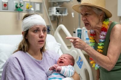 AFTER MY CAR CRASH, MY MOM REFUSED TO TAKE MY SIX-WEEK-OLD BABY. “YOUR SISTER NEVER HAS THESE PROBLEMS,” SHE SAID… AND THEN SHE LEFT FOR A CARIBBEAN CRUISE.  I was lying in a hospital bed.