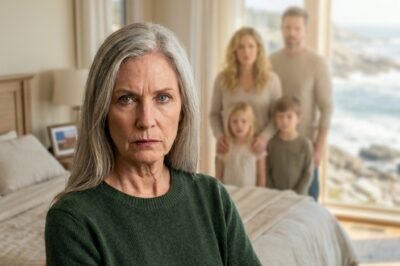 I BOUGHT A HOUSE BY THE SEA WITH MY HUSBAND’S INHERITANCE. THEN MY SON CALLED AND TOLD ME I COULD SLEEP IN THE SMALL BACK ROOM. I smiled when he said it.