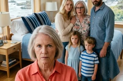 I BOUGHT A HOUSE BY THE SEA WITH THE MONEY MY HUSBAND LEFT ME… THINKING PEACE MIGHT FINALLY HAVE MY NAME ON IT. Then my son called and said, like it was the most natural thing in the world: “Mom, this summer we’re all coming. You can take the little back bedroom.”